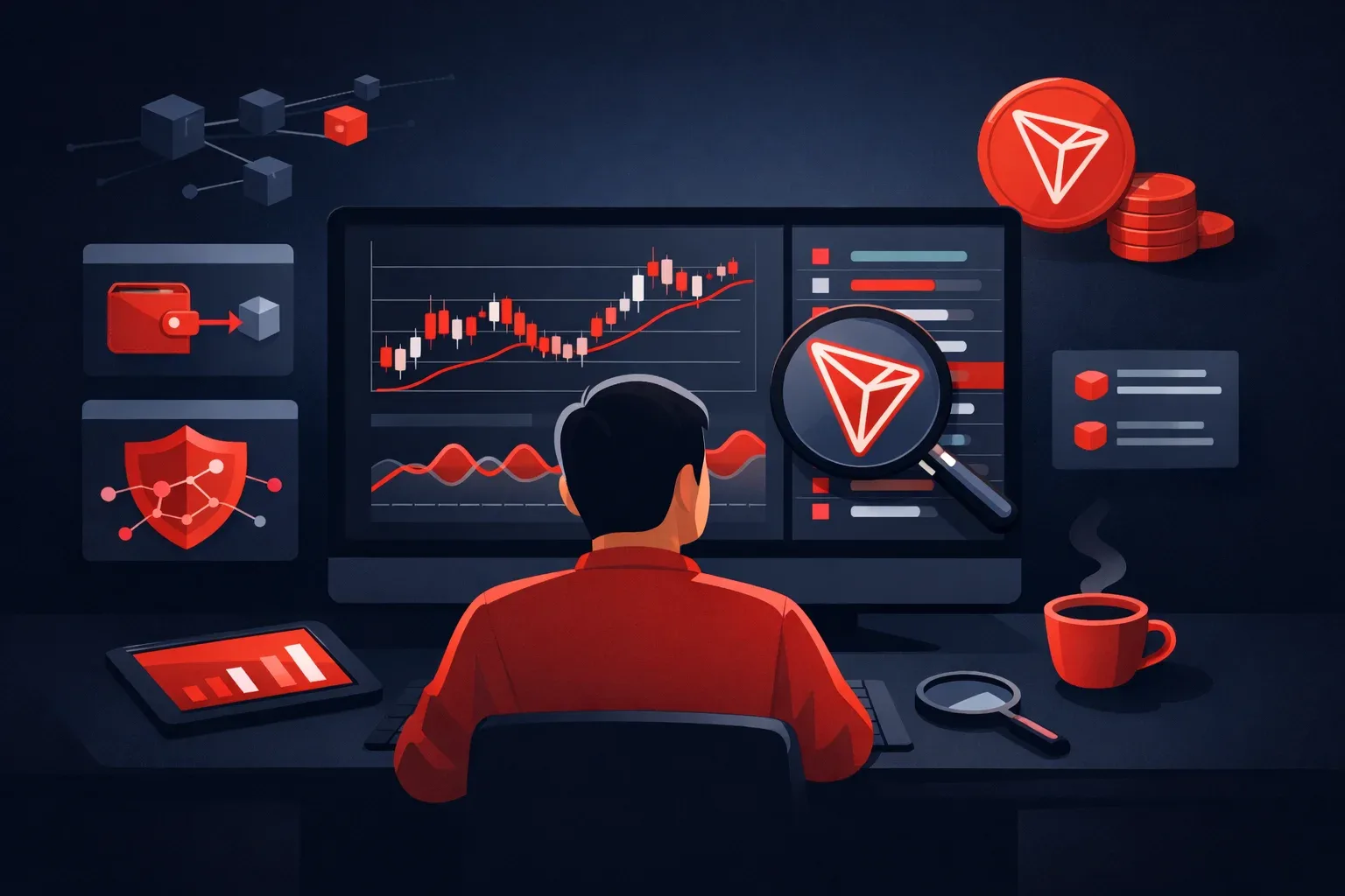 Illustration of analyzing TRON transactions